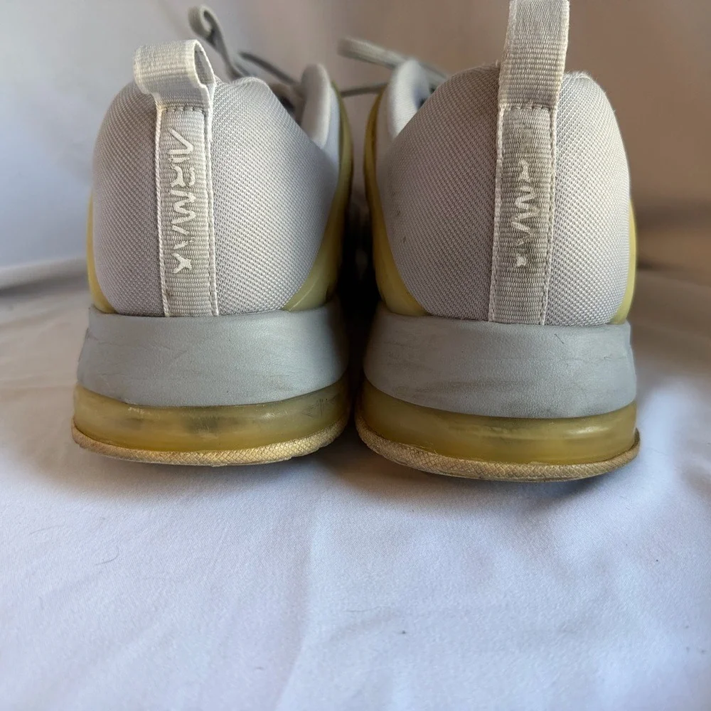 Nike Air Max Sneakers Men's Size 12 Gray Yellow Running Shoes CJ8058-004‎